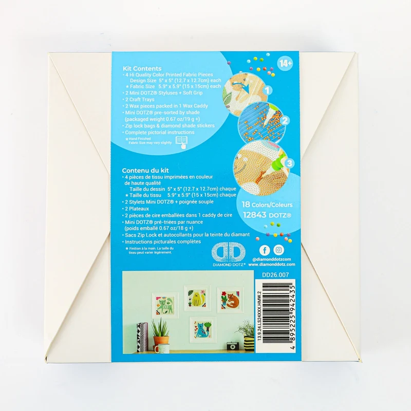 Diamond Dotz - Mini Dotz Set, 4Pack, 13x13cm, I Love Cats