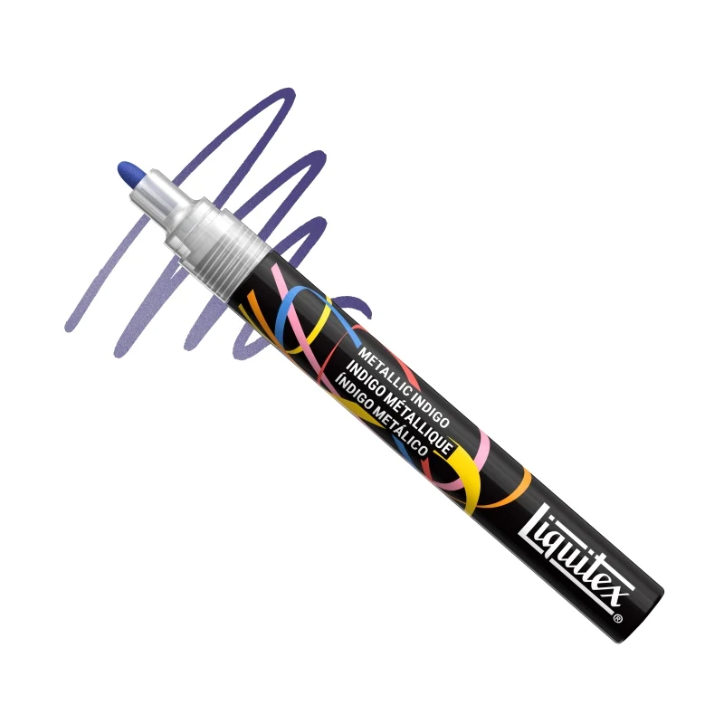 Liquitex - Acrylic Paint Marker 2mm - Metallic Indigo
