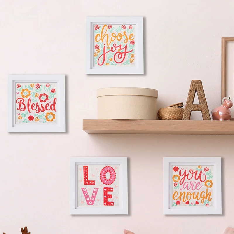 Diamond Dotz - Mini Dotz Set, 4Pack, 13x13cm, Love Blessings
