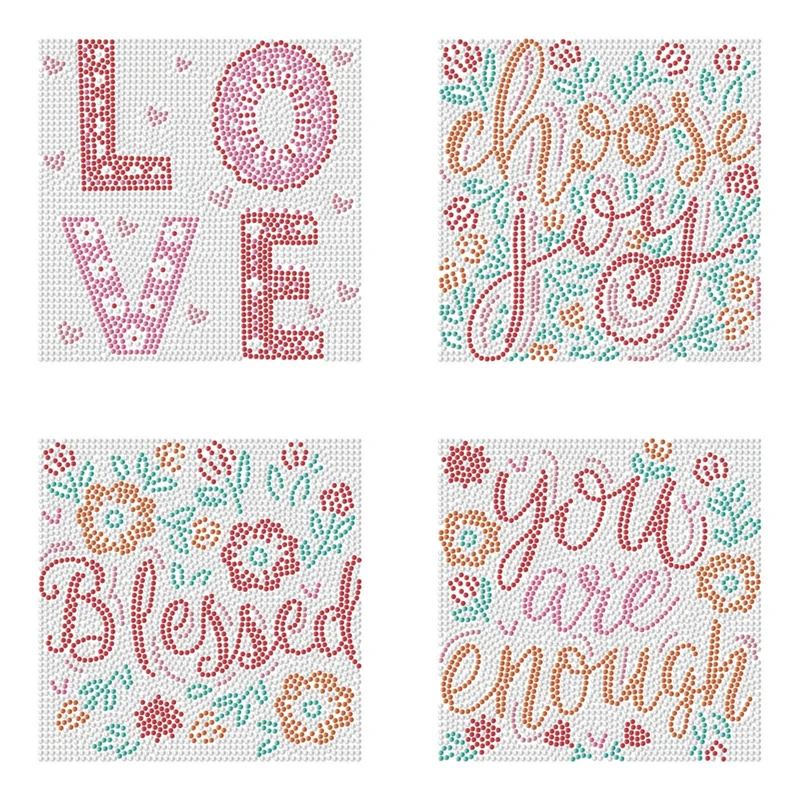 Diamond Dotz - Mini Dotz Set, 4Pack, 13x13cm, Love Blessings