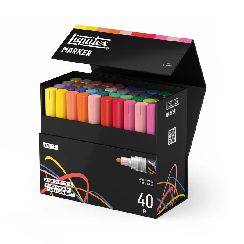 Liquitex - Marker Set 40x2mm, Radical