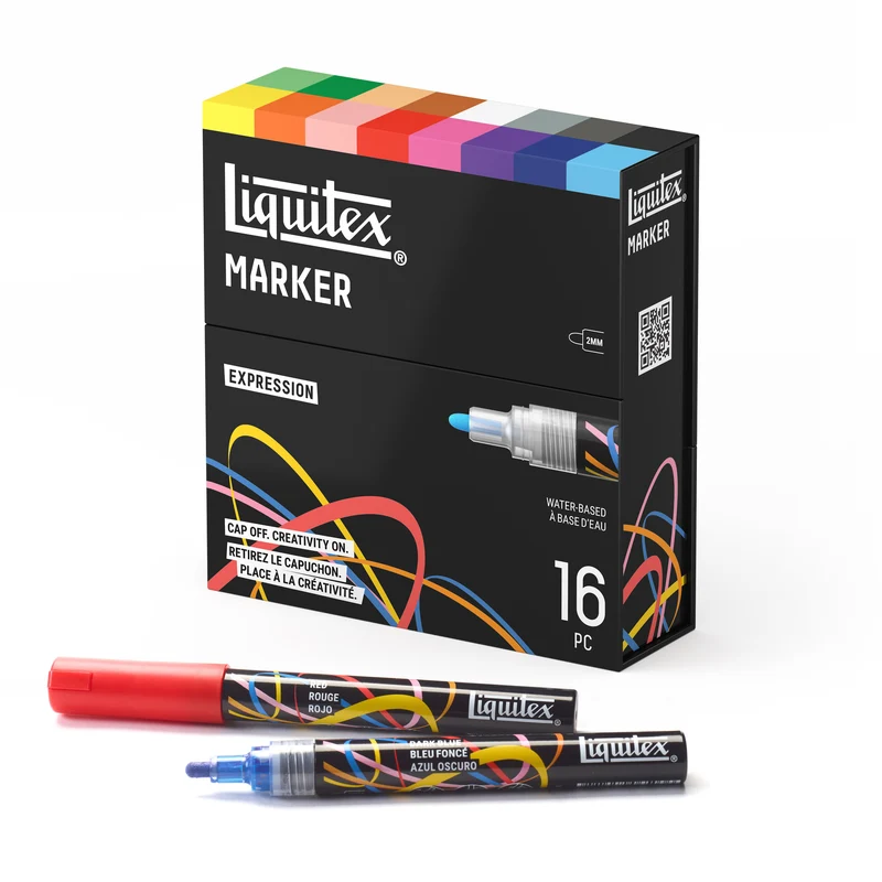 Liquitex - Marker Set 16x2mm, Expression