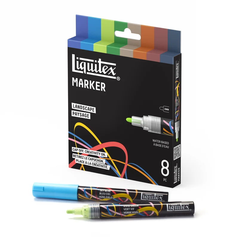 Liquitex - Marker Set 8x2mm, Set 5 - Landscape