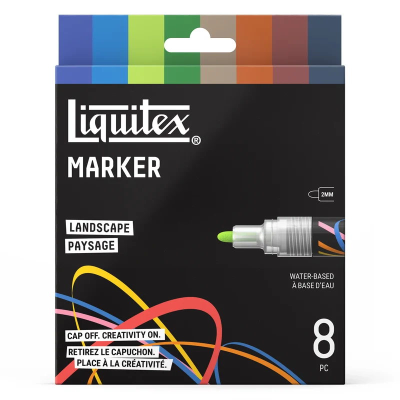 Liquitex - Marker Set 8x2mm, Set 5 - Landscape