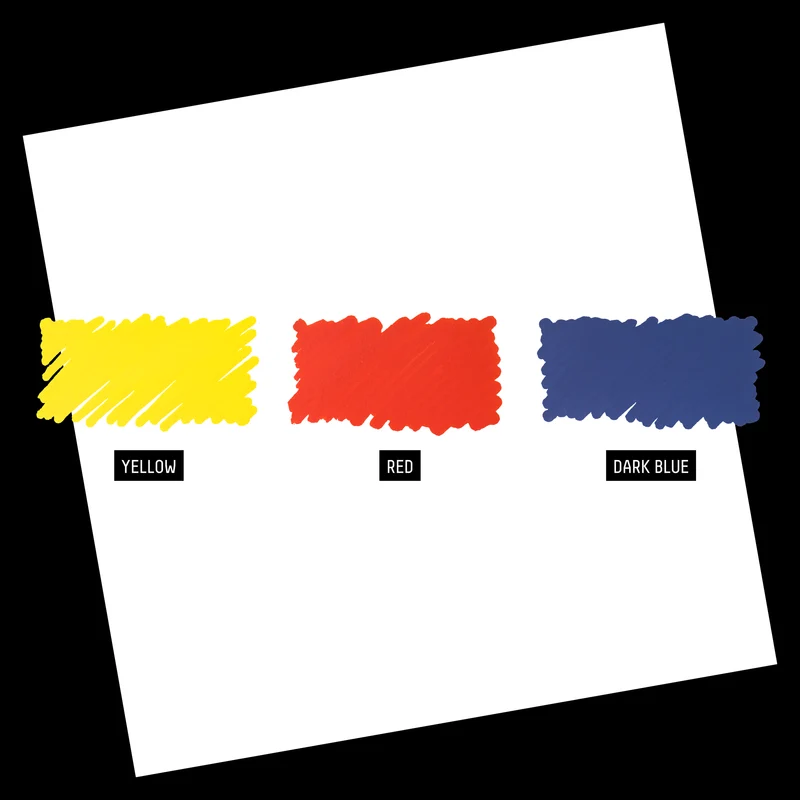Liquitex - Marker Set 3x2mm, Set 3 - Primary