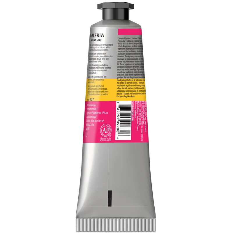 Winsor and Newton - Galeria Acrylic Colour - 60ml - Fluorescent Pink