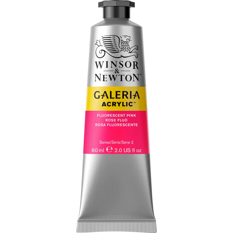 Winsor and Newton - Galeria Acrylic Colour - 60ml - Fluorescent Pink