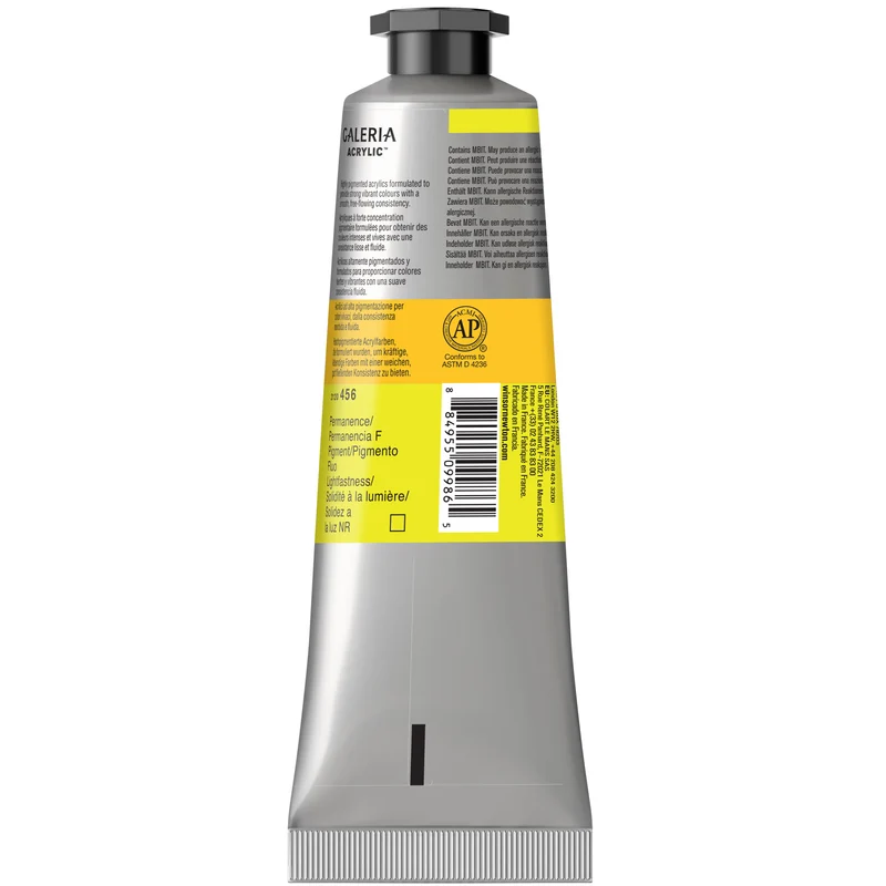 Winsor and Newton - Galeria Acrylic Colour - 60ml - Fluorescent Yellow