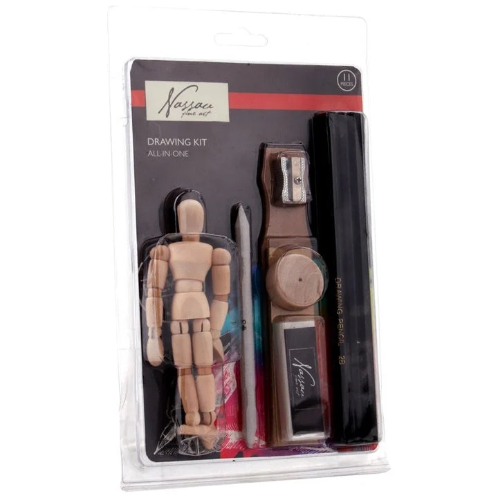 Sketching Set with Mannequin, 11-Piece