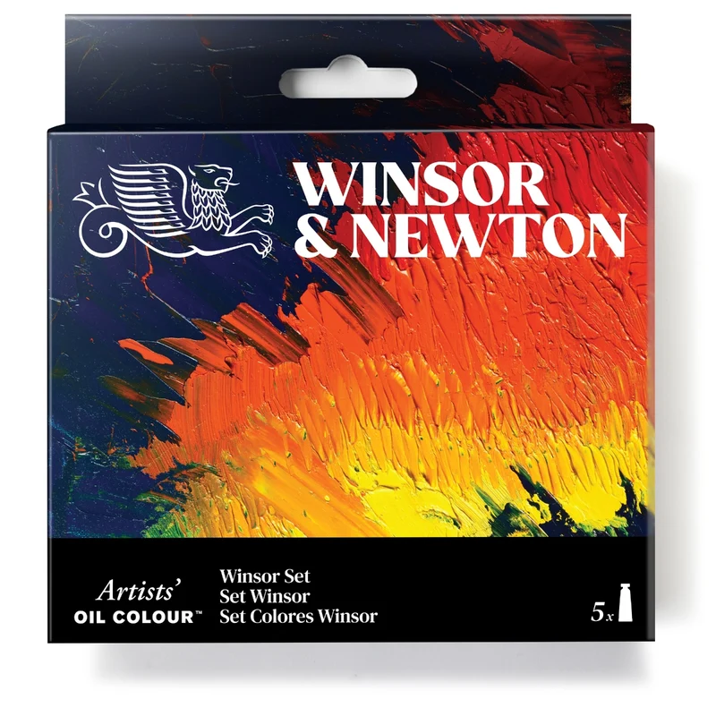 Winsor and Newton - Artists' Oil Colour - 5x37ml Tubes - Winsor Set