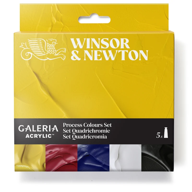 Winsor and Newton - Galeria Acrylic 5x60ml Tubes Process Set