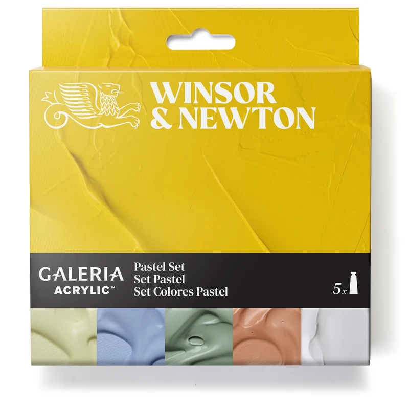 Winsor and Newton - Galeria Acrylic 5x60ml Tubes Pastel Set