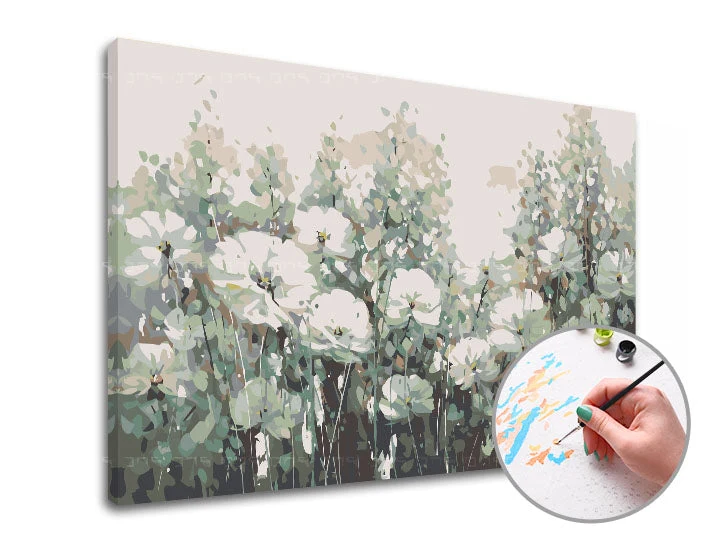 LUCKY FLOWERS Paint by Numbers | Intermediate Difficulty