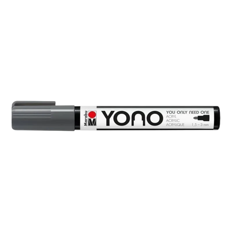YONO Acrylmarker – Dunkelgrau (1.5–3 mm)