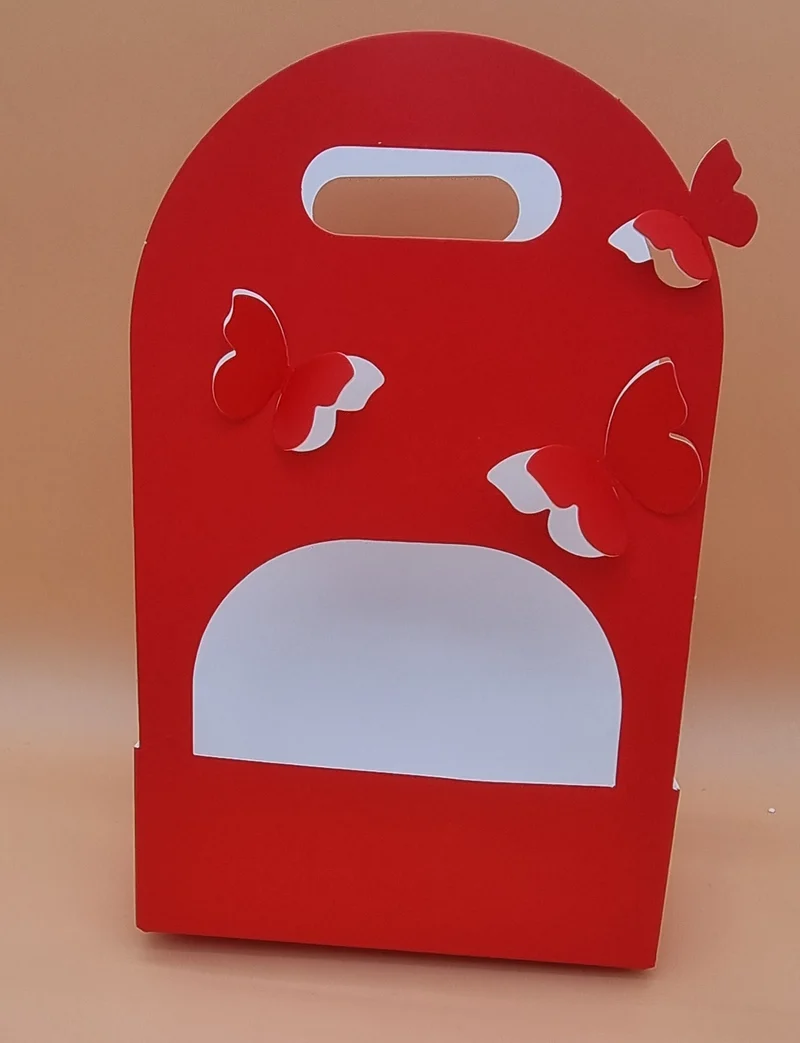 Box 20x8x32cm "Rot 784"