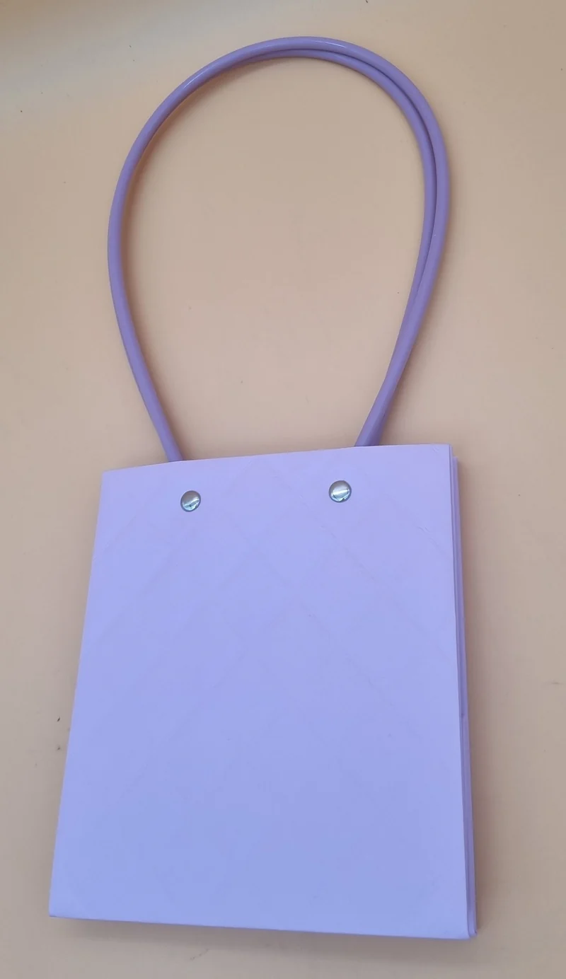 Tasche mit Henkel 13x9,5x15,5cm "Lila 758"