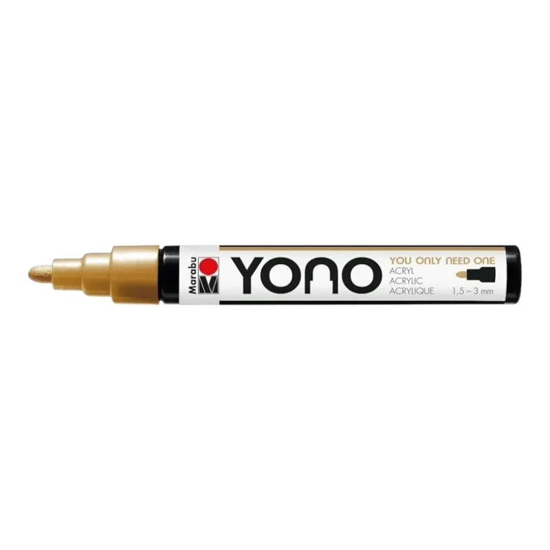 YONO Acrylmarker – Gold (1.5–3 mm)