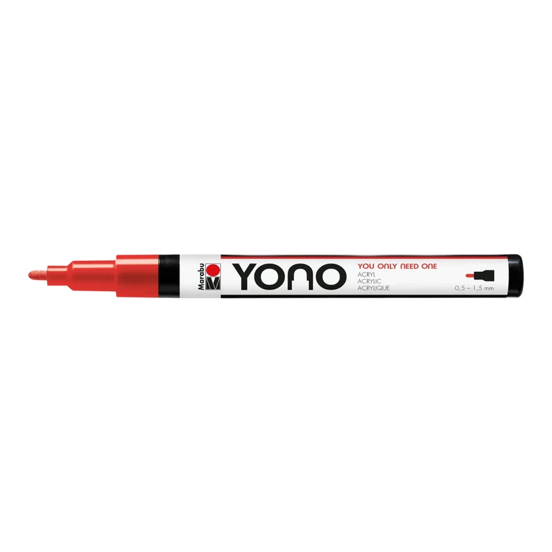 Acrylmarker YONO 0.5 - 1.5 mm Kirschrot
