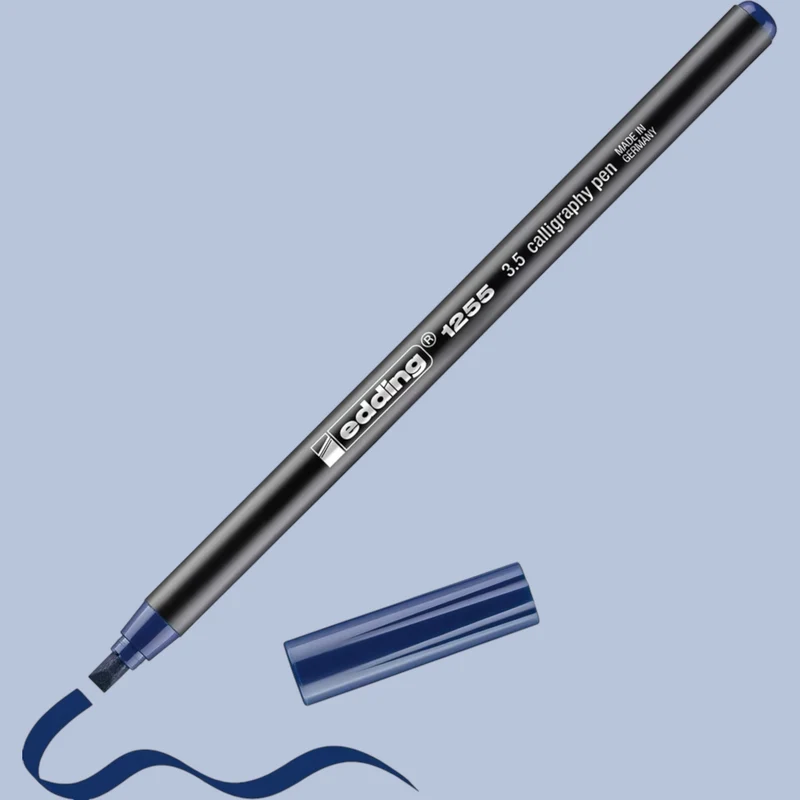Edding 1255 Kalligraphiestift – 3,5 mm, Blau