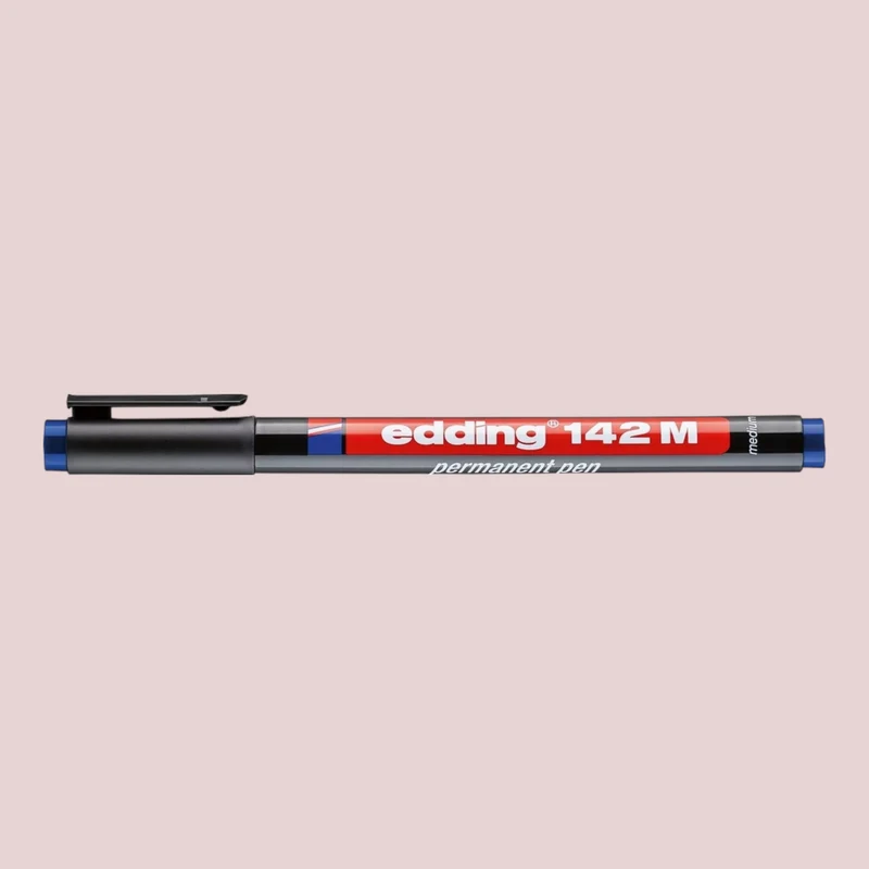 Edding 142 M – Permanentmarker Rot