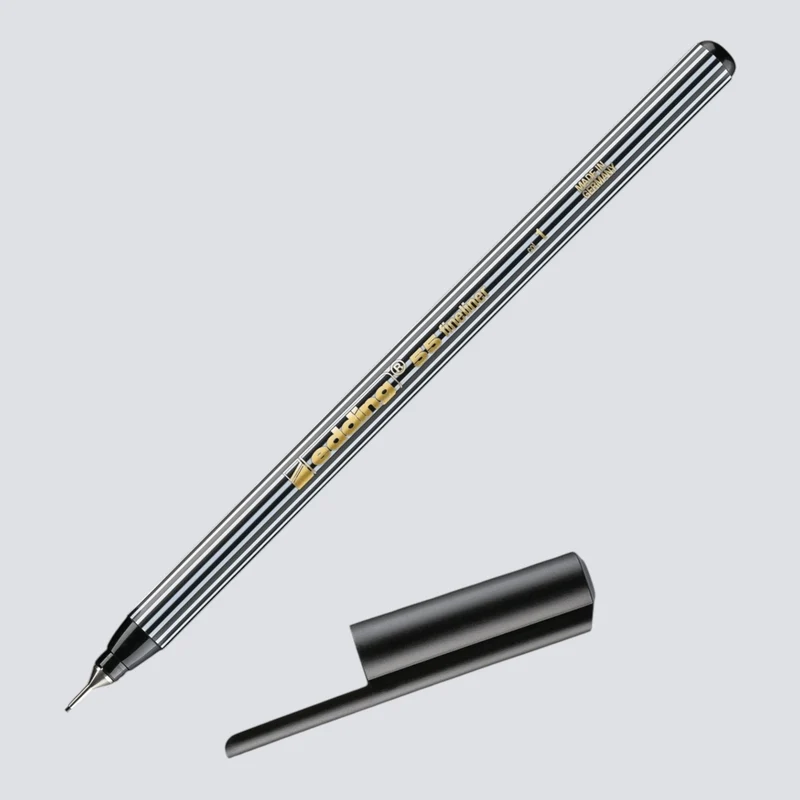 Edding 55 – Fineliner , Schwarz 001