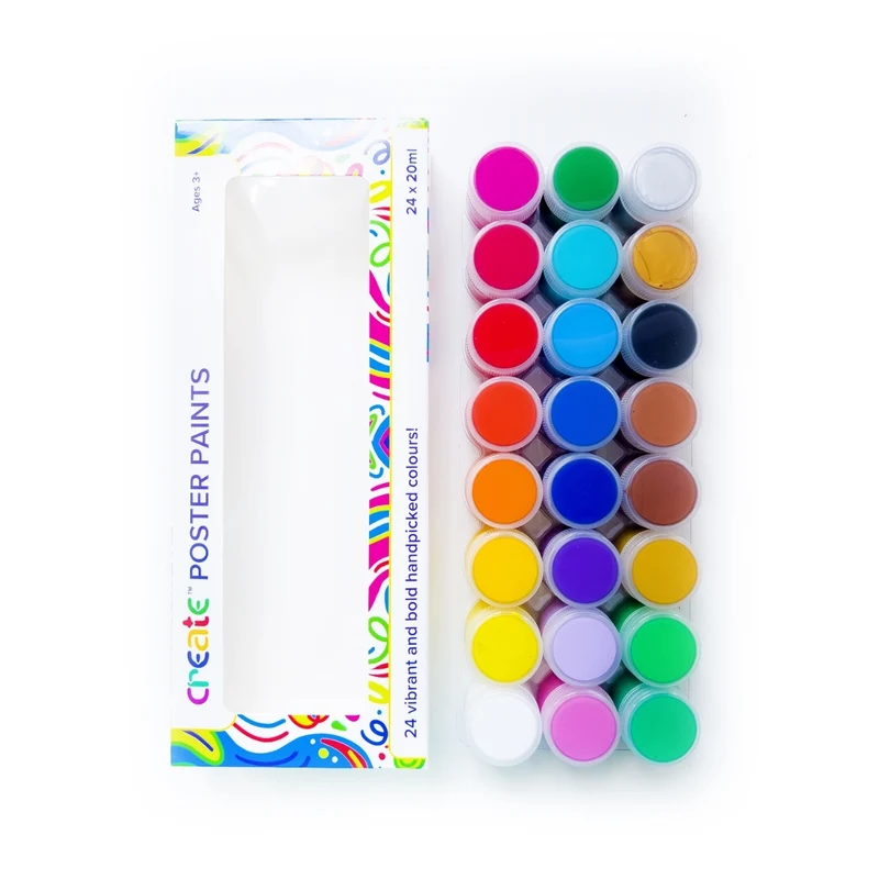 Create - Poster Paint Set - 24 x 20ml Pots