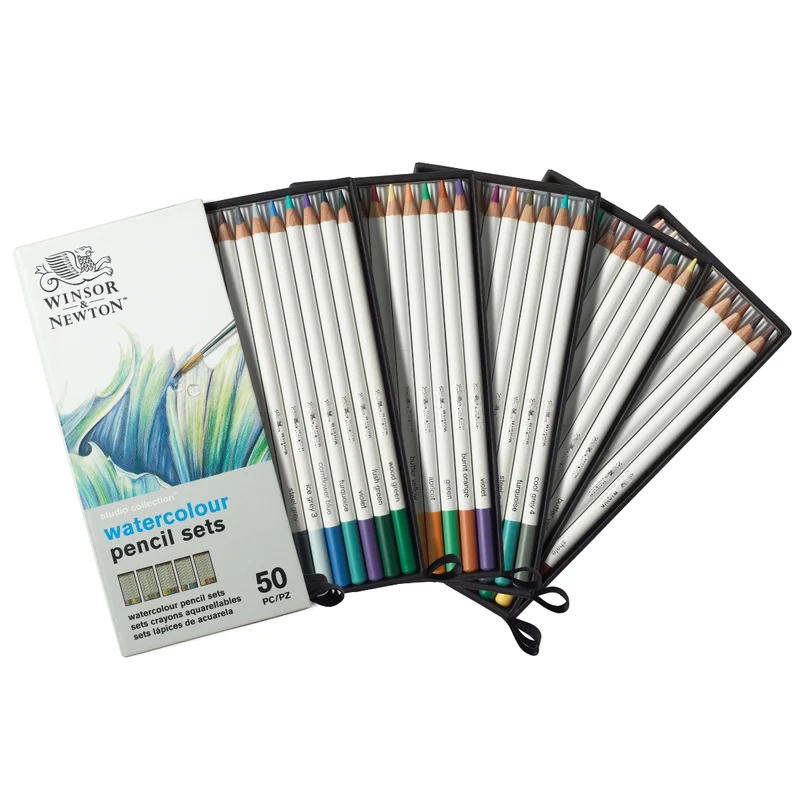 Winsor Newton - Studio Collection Watercolour Pencils Set of 50
