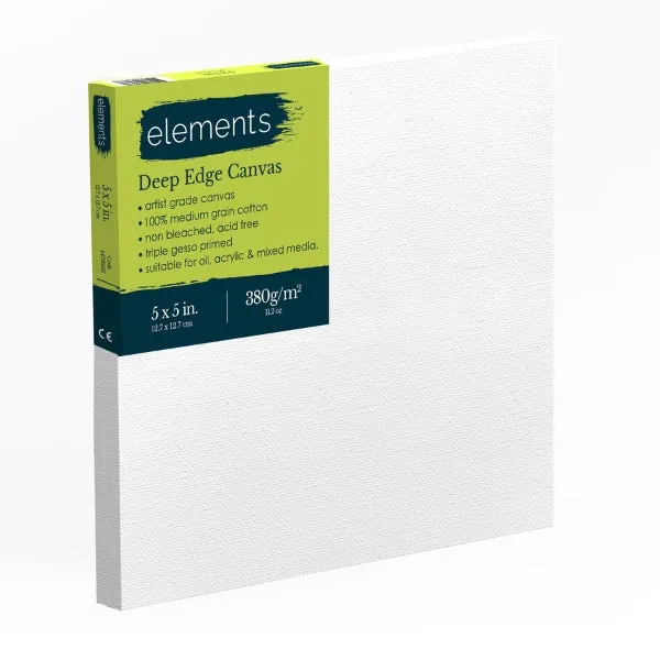 Elements - Deep Edge - Canvas - 5x5" 12.7x12.7cm
