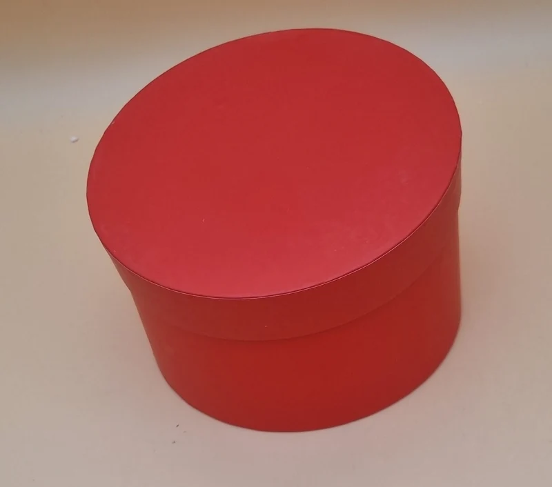 Box mit Deckel 15x8cm "Rot 711"