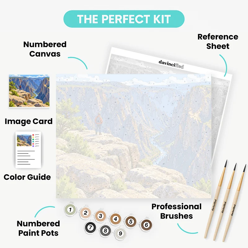 Gunnison Point Overlook - Paint by Numbers Kit