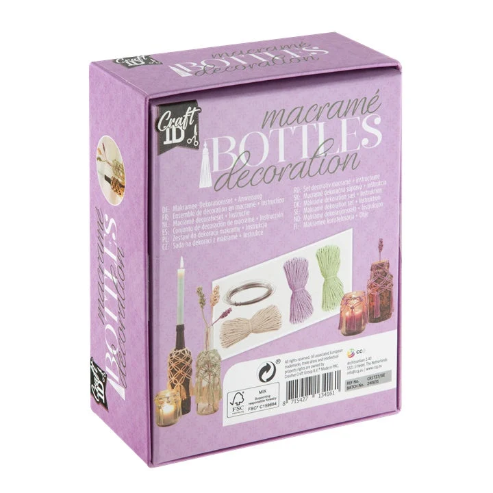 Macramé Bottle Decoration Set