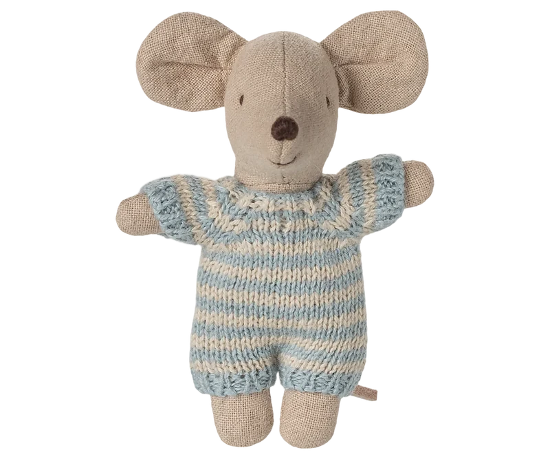 Maileg Babymaus in Tragetasche - Blau oder Rosa