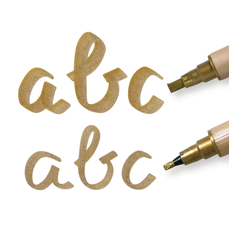 Kalligraphie-Stift verschiedene Farben