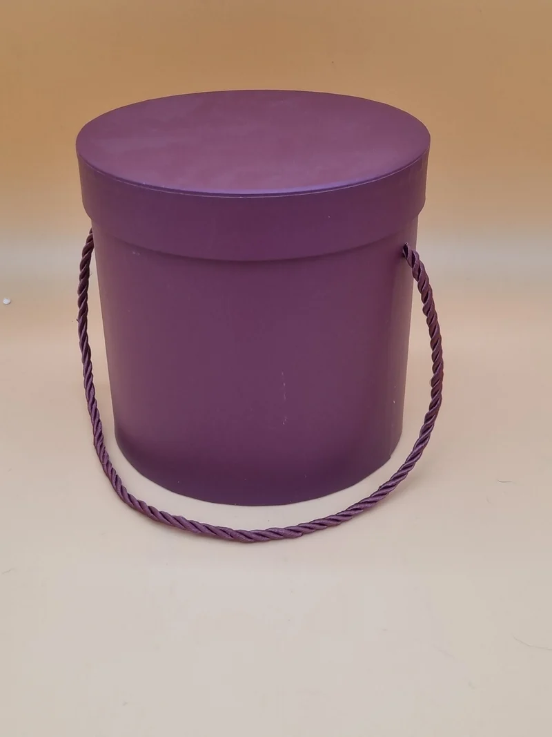 Box mit Deckel 12x12cm "Pflaume 588"