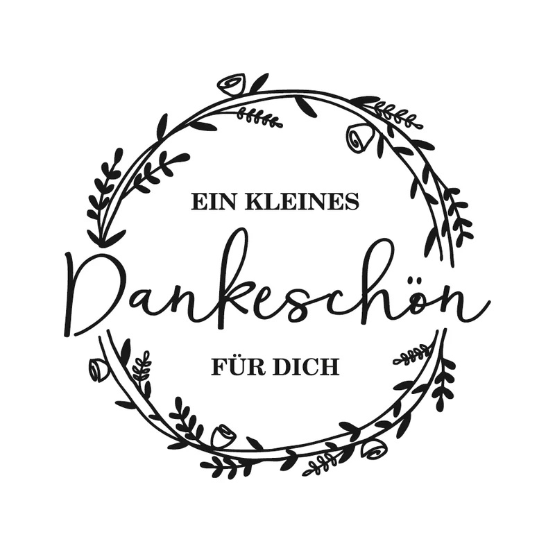 Stempel Herzlichen Glückwunsch KRANZ