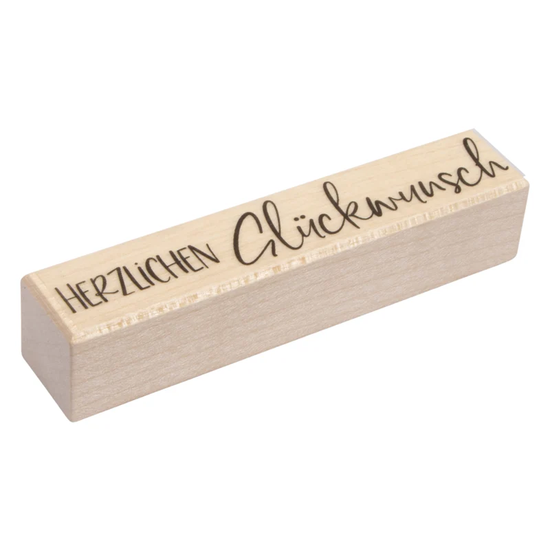 Stempel Herzlichen Glückwunsch LANG