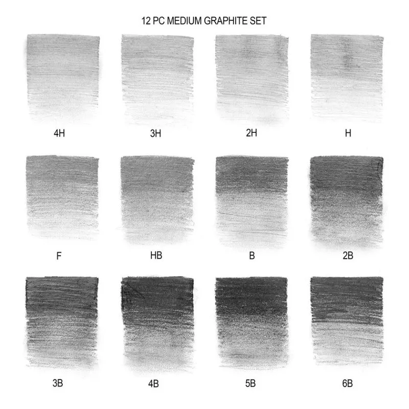 Winsor & Newton - Graphic Pencil Tin 12x Assorted