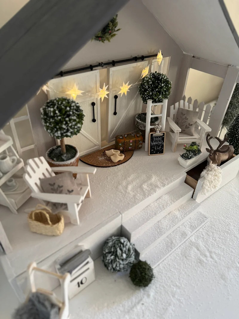 Downloadvorlage Anleitung Terrasse Wichtelhaus mit SCHUBLADEN