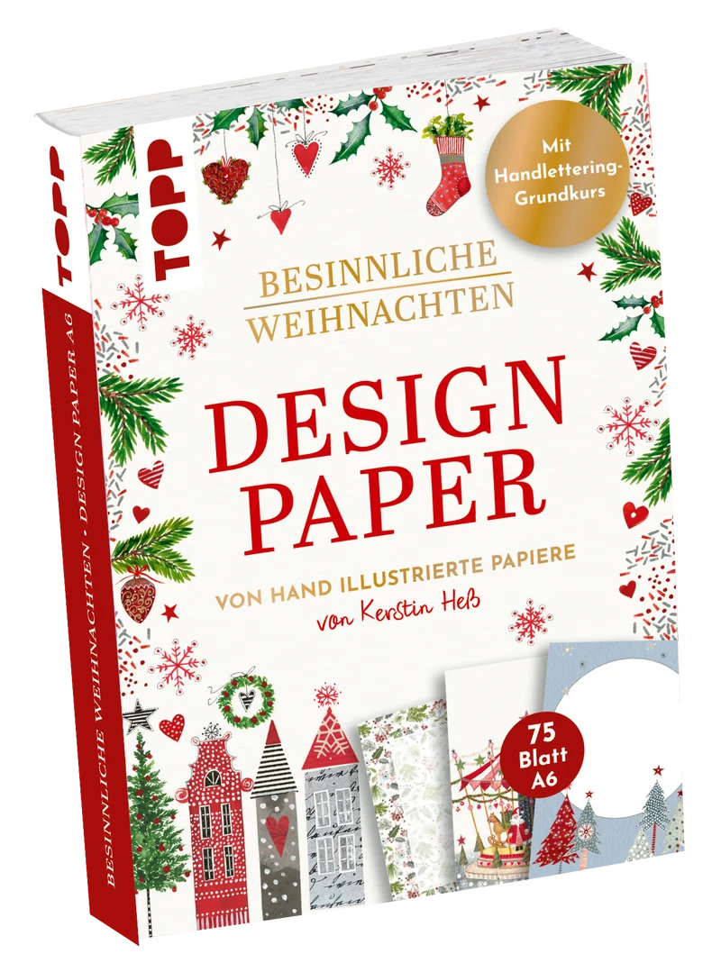 Design Paper Besinnliche Weihnachten DIN A6