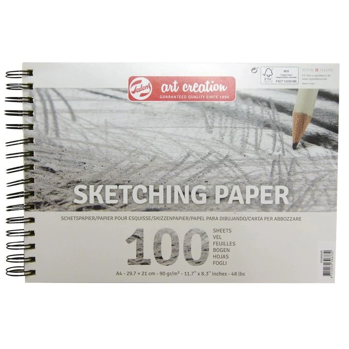 Royal Talens Sketching Paper Pad / 100 Sheets