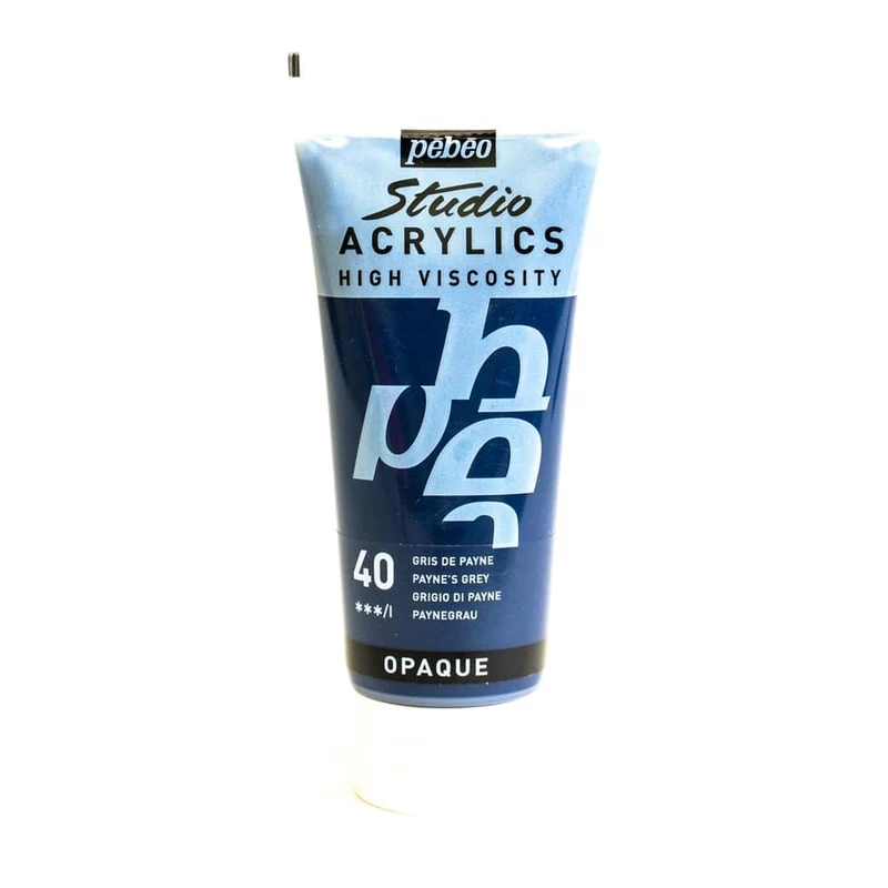 Pébéo Studio Acrylics Acrylfarbe Payn-Grau 40