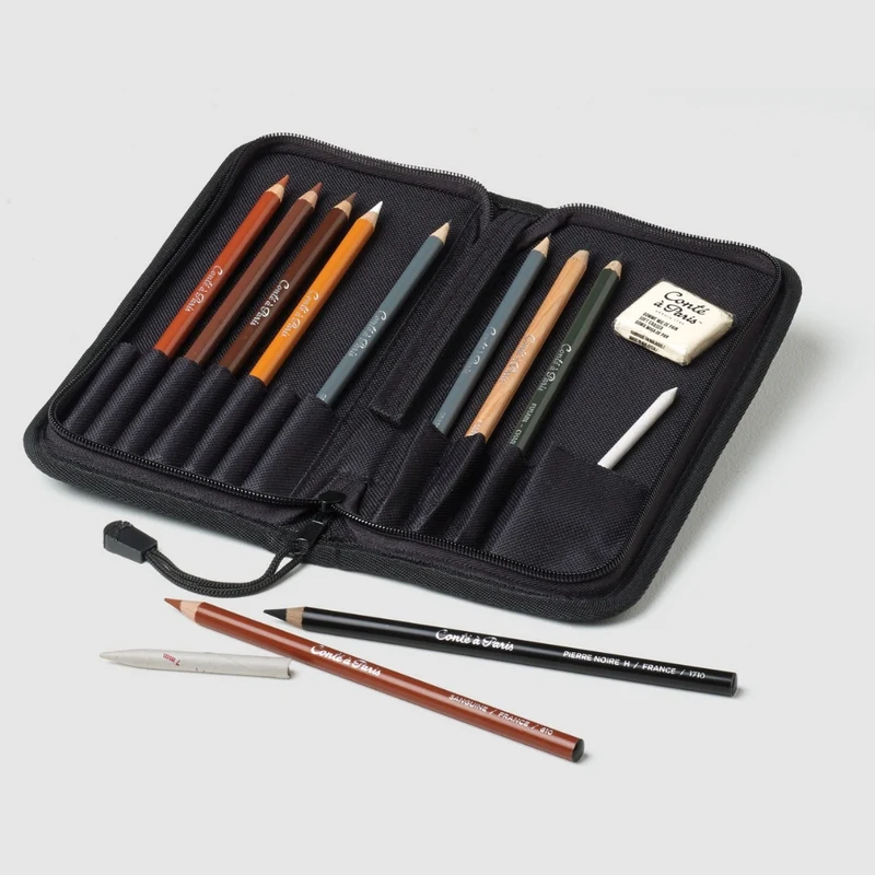 Conte - Pencil Sketching Set Wallet