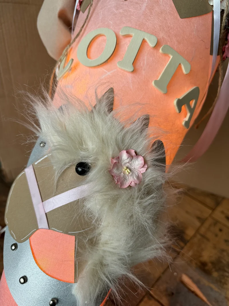 Pony -Schultüte DIY Bastelset - aus Schultüte wird Nachtlicht