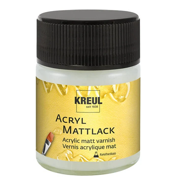 Hobby Line Matte Acrylic Varnish, 50 / 250 ml, Synthetic Resin-Based