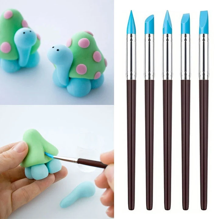 Silicone Brushes, Set of 5