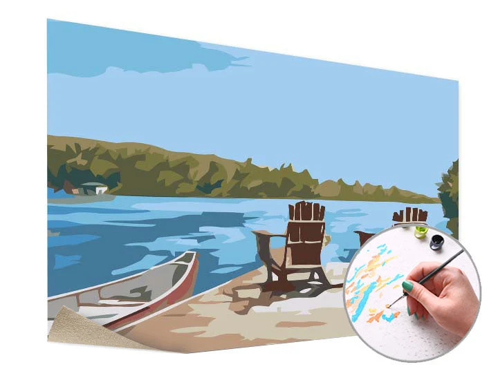 Paint by Numbers: On the Pier | Low Difficulty
