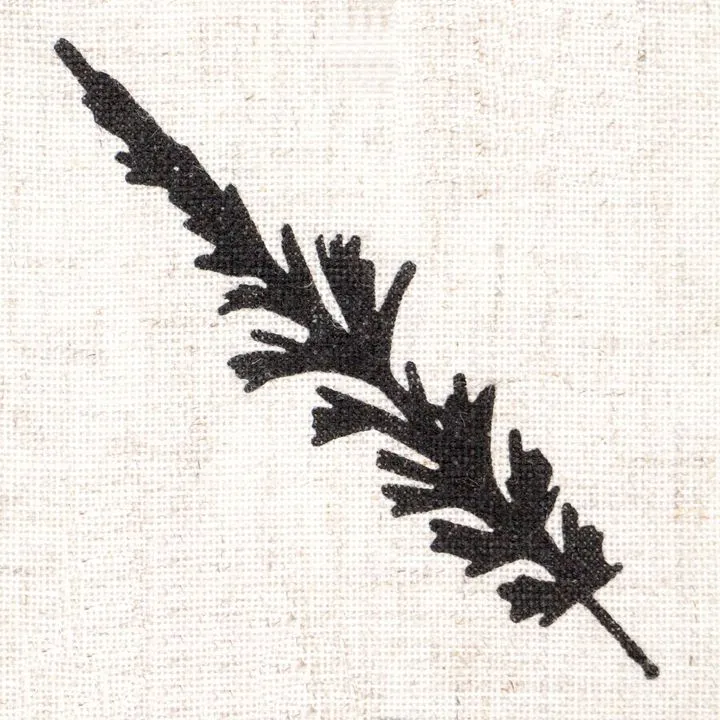 ROSA TALENT Wooden Stamp No. 5 Botanical 2.5x10 cm