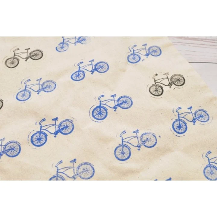Wooden Bicycle Stamp