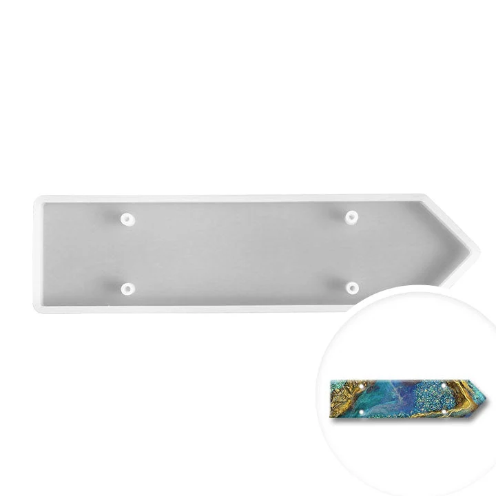 Pentart Silicone Resin Mold, 25.5 x 7 x 1.2 cm, Arrow, 1 pc