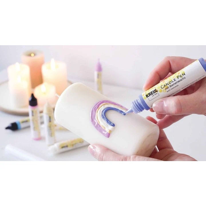 KREUL Set of 6 x 25 ml Hello Baby Candles